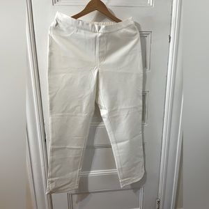 Isaac Mizrahi white pants size 14 new no tags
